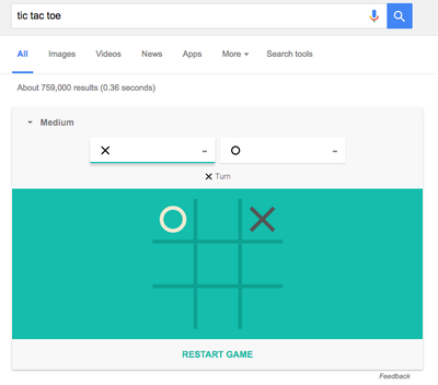 Google rolls out new solitaire & tic-tac-toe games directly in search