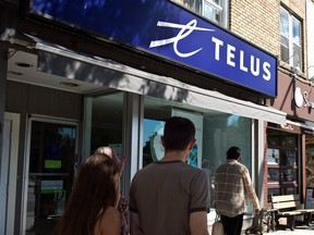 Telus added 61,000 postpaid wireless customers on a net basis, lower than the 76,000 it added a year earlier.