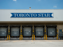 A view of the recently shut down Toronto Star printing plant in Vaughan, Ont