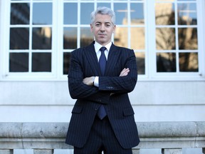 William "Bill" Ackman, founder and chief executive officer of Pershing Square Capital Management LP, in London, U.K.