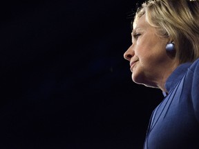 Hillary Clinton, 2016 Democratic presidential nominee, speaks at a campaign event during The American Legion National Convention at the Duke Energy Convention Center in Cincinnati, Ohio, U.S., on Wednesday, Aug. 31, 2016.