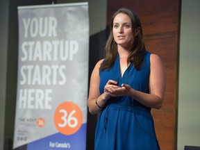 Andrea Palmer, a 2015 UBC graduate in commerce and mechatronics engineering, and now CEO of Vancouver-based Awake Labs.