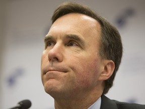 Bill Morneau said today that economic growth was slower than expected and that the past 10 years of low growth posed real challenges for the country.