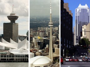Three Canadian cities made the overall list: Vancouver, Toronto and Montreal.