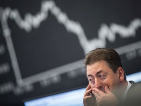 In a sea of red, London's FTSE 100 was down 1 per cent, Germany's DAX and France's CAC 40 both fell 1.5 per cent while banks across Europe were down 4 per cent and almost 6.5 per cent for the week.