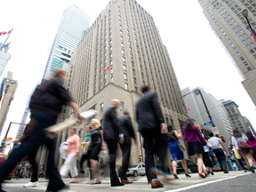 Toronto's financial district