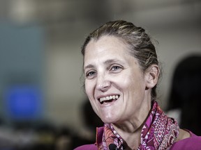 "At a time when so much of the world is saying no to trade and saying no to the global economy, Canada is in a position to say yes,"  according to Chrystia Freeland, minister of international trade.