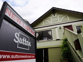 Home sales in Vancouver that dropped 18% after the foreign-buyer tax was brought in are weighing down the national index.