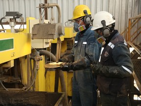 Equipment at the Sierra Metals Yauricocha mine  in Peru