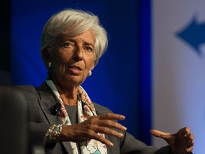 Christine Lagarde, managing director of the International Monetary Fund