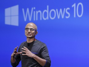 Microsoft CEO Satya Nadella has been working to jump-start revenue growth — which analysts project will be two per cent this fiscal year after a decline of two per cent the previous year