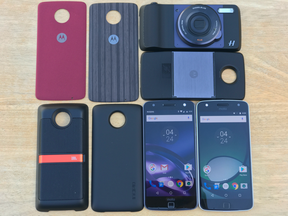 The Moto Z, Moto Z Play and full suite of Moto Mods accessories.