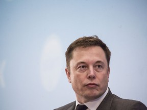 Billionaire Elon Musk, chief executive officer of Tesla Inc.