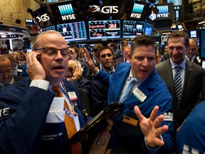 Wall Street rose for the first time in three days today, helped by technology and discretionary stocks.