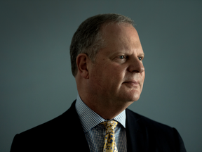 Norman Levine, Managing Director of Portfolio Management Corporation at his Toronto offices