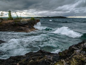 Gale On Lake Superior