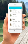 A preview of Aurora Cannabis mobile app