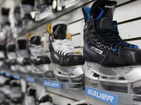 Performance Sports, the maker of Bauer ice hockey gear, said on Monday it had filed for bankruptcy protection in the United States and Canada.
