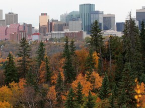 The Edmonton skyline