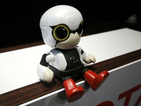 Toyota's Kirobo Mini has boots meant for walking...