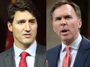 Economists at TD Bank estimate that Justin Trudeau and Bill Morneau will be looking at a larger deficit as the finance minster prepares a budget update.
