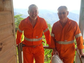 K92 Directors, CEO Ian Stalker and COO John Lewins onsite in Papua New Guinea as gold production commences.