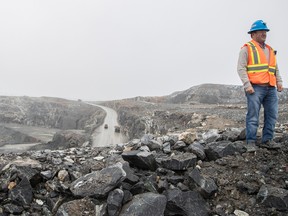Patrick Godin, chief operating officer of Stornoway Diamond Corporation stands at the site of the Renard diamond mine project located 250 km north of Mitissini in the James Bay region of Quebec.
