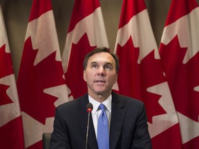 Finance Minister Bill Morneau makes an announcement on housing in Toronto Monday, October 3, 2016. The federal government has announced measures intended to stabilize the real estate sector amid concerns that pockets of risk have emerged in some housing markets, particularly those in Toronto and Vancouver.