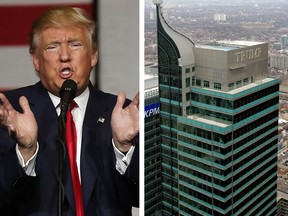 U.S. Republican presidential candidate Donald Trump can be pursued for some claims made by investors in a hybrid hotel-condo tower in Toronto bearing his name, a court ruled this week.
