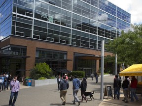 Amazon.com Inc. headquarters in the South Lake Union neighbourhood of Seattle, Washington, U.S.