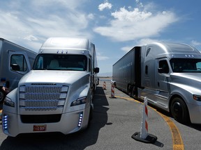 For every task we teach machines to do — drive a truck, read an X-ray, find a legal precedent in boxes of case law long mined by junior lawyers — someone will lose their job. Daimler contends its Freightliner Inspiration self-driving truck will be rolling along highways before self-driving cars.