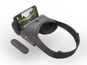 Google's Daydream View virtual reality system.