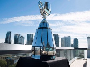 The Grey Cup trophy
