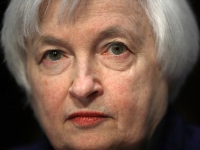 U.S. Federal Reserve chair Janet Yellen: An interest-rate increase from next month is as certain as death and taxes for bond traders.