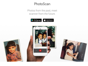 Google's PhotoScan is available for iOS and Android.