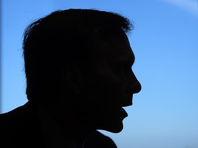 Federal Finance Minister Bill Morneau speaks with the National Post editorial board