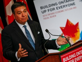 Ontario Minister of Finance Charles Sousa