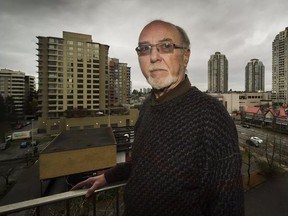John Young, age 69, lives at BC Housing Temporary housing on Kingsway in Burnaby, B.C. John is a senior who ended up living on the street for one week after he found himself homeless for the first time in his life trying to find rental housing. The Seniors Services Society are working with him trying to find him long-term housing.