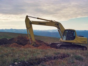 Trenching at Canadian Creek.