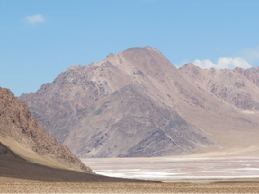 Surface of Lithium X’s Sal de los Angeles project in Argentina