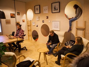 Creative Laboratory, a communal office space for entrepreneurs, in Oulu.