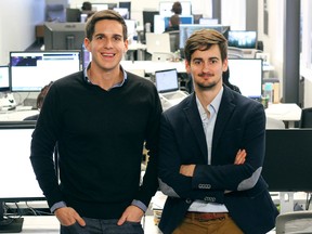 On the left, Alexandre Leclerc, CEO and cofounder at Poka, and on the right, Antoine Bisson, CTO and cofounder at Poka.
