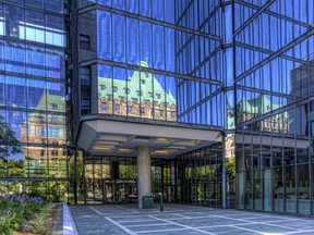 The Bank of Canada building in Ottawa.