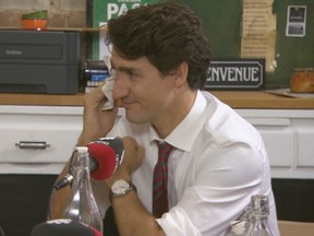 Prime Minister Trudeau appears on the CBC.