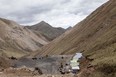 A camp is based at a lead and zinc mine in the village of Xingniangda, in the southern part of Qinghai Province, China.
