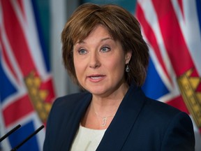 Premier Christy Clark said Thursday that the province could negotiate money from the company.
