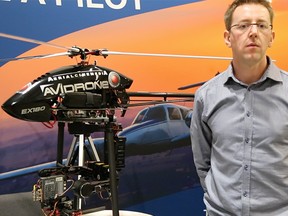 Scott Gray’s Avidrone Aerospace Inc. builds large drones that provide services to filmmakers looking to capture aerial cinematography.