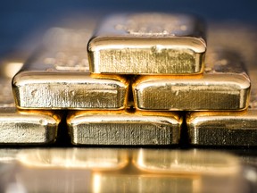 Gold is sliding toward $1,200 an ounce