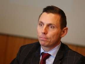 Patrick Brown, leader of the Progressive Conservative Party of Ontario, discusses with the Ottawa Citizen's editorial board, November 23, 2016