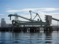 A Ridley Terminals Inc. coal exporting station stands at the Port of Prince Rupert in Prince Rupert, British Columbia, Canada.